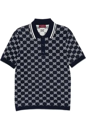 Gucci Polo con motivo GG jacquard