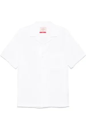 Portuguese Flannel Camicia con motivo jacquard