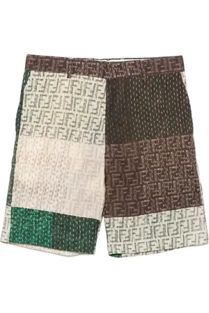 Fendi Shorts FF in lino