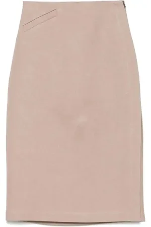 Fendi Gonna midi in lino