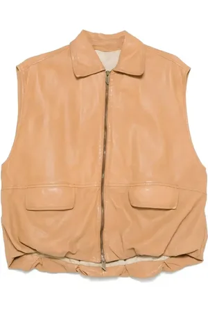 SALVATORE SANTORO Gilet in pelle