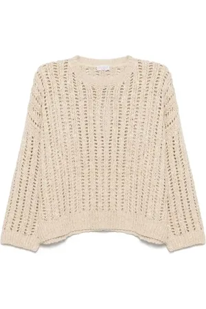 Brunello Cucinelli Maglione in maglia traforata