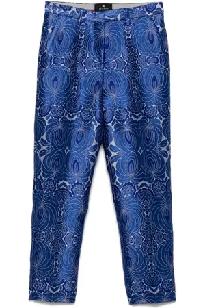 Etro Pantaloni con effetto jacquard