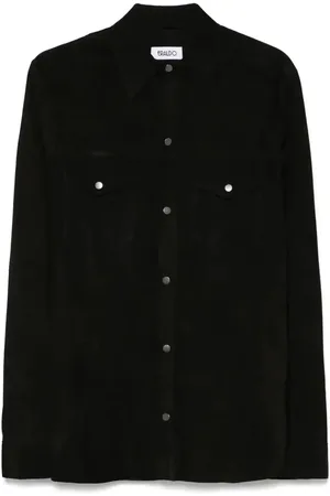 ERALDO Camicia in pelle scamosciata