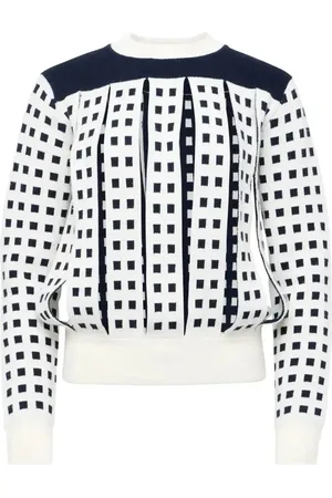 J.W.Anderson Maglione in jacquard con cut-out