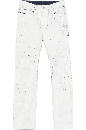 Maison Margiela Jeans con effetto craquelé