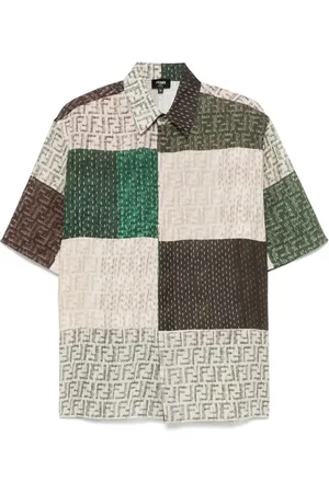 Fendi Camicia FF in lino