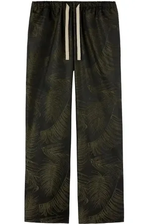 Palm Angels Pantaloni sportivi con effetto jacquard