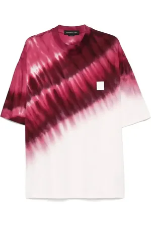 Federico Cina T-shirt con fantasia tie-dye
