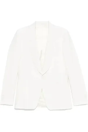 LARDINI Blazer con revers a scialle