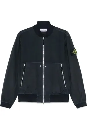 Stone Island Bomber con applicazione Compass