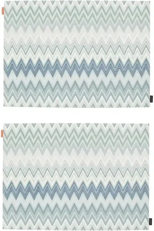 Missoni Tovagliette con motivo a zigzag (2 pezzi)