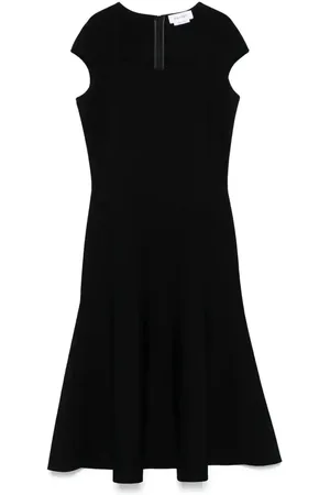 Alexander McQueen Flared-hem midi dress