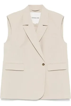 Herskind Gilet con revers a lancia