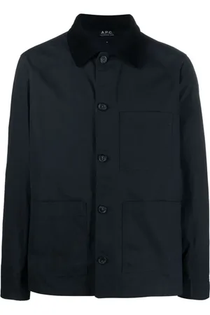A.P.C. A. P.C. Giacca-camicia con colletto a coste