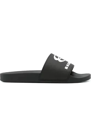 Balenciaga Sandali slides con ricamo