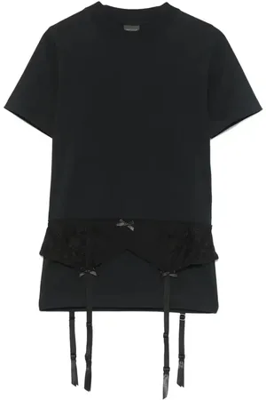 Balenciaga T-shirt con stampa lingerie