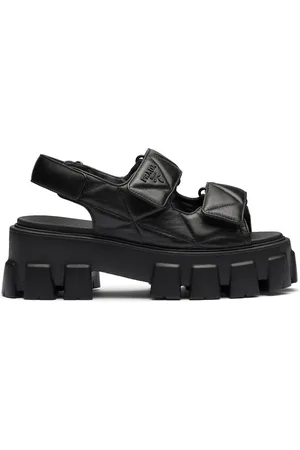 Prada Sandali con logo