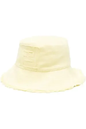 Fendi Cappello bucket con applicazione FF