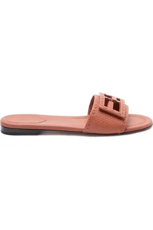 Fendi Sandali slides con fibbia