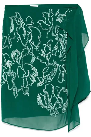 DRIES VAN NOTEN Gonna midi con paillettes