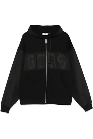 GCDS Felpa con zip e logo