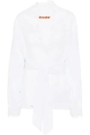 ERMANNO SCERVINO Blusa con dettagli in pizzo
