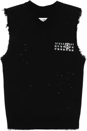 Maison Margiela Top con grafica numerica