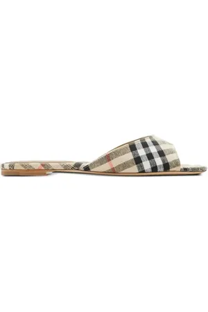 Burberry Sandali slides Mews Check