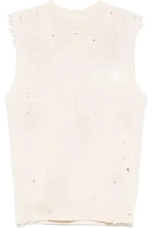 Maison Margiela Top con grafica numerica