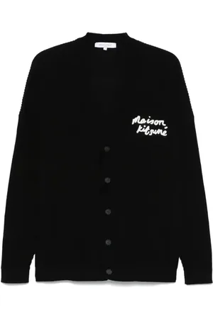 Maison Kitsuné Cardigan con ricamo