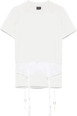 Balenciaga T-shirt con stampa lingerie