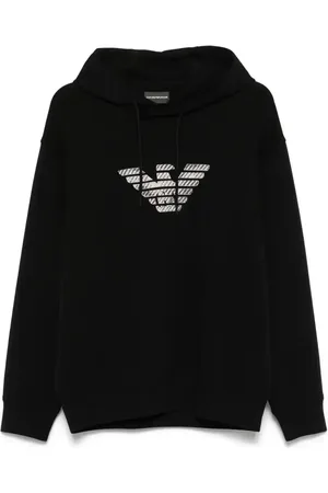 Emporio Armani Felpa con cappuccio e logo