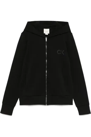 Calvin Klein Felpa con cappuccio e logo rialzato