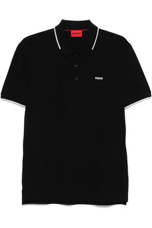 HUGO BOSS Polo con logo goffrato