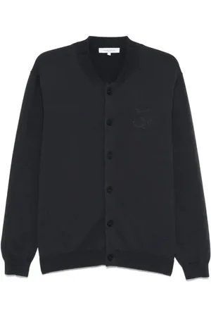 Maison Kitsuné Cardigan Bold Fox Head con ricamo