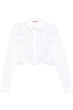 ERMANNO SCERVINO Camicia in pizzo sangallo