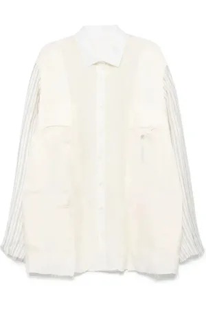 Maison Margiela Giacca-camicia con inserti