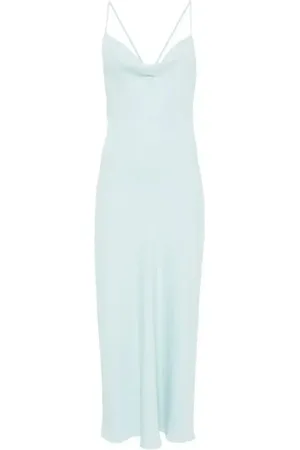 Calvin Klein Abito midi con dettagli incrociati