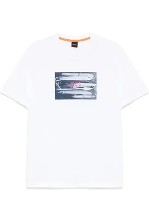 HUGO BOSS T-shirt in cotone con stampa