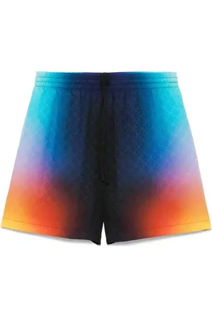 Casablanca Shorts sfumati in seta
