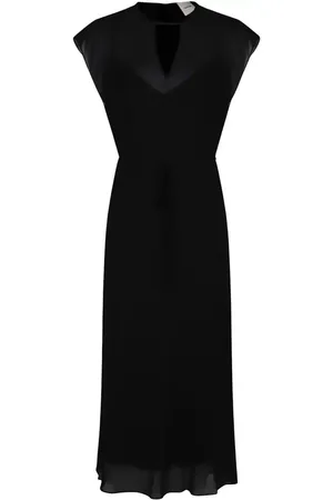 Calvin Klein Abito midi semi trasparente