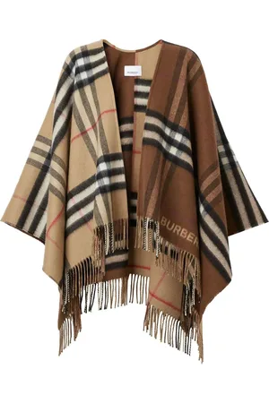 Burberry Mantella con frange