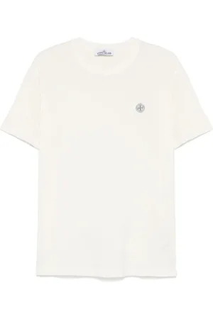 Stone Island T-shirt con applicazione Compass