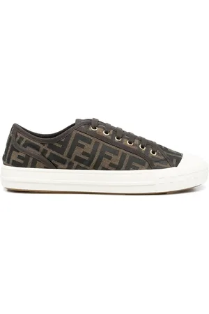 Fendi Sneakers con logo jacquard
