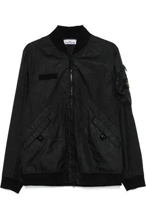 Stone Island Bomber con applicazione Compass