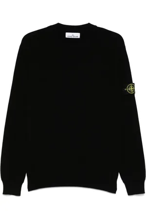Stone Island Felpa con applicazione Compass