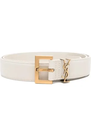 Saint Laurent Cintura Cassandre in pelle