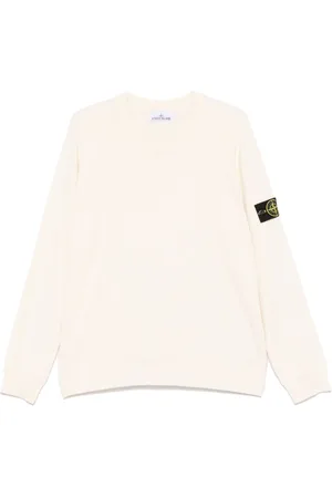 Stone Island Felpa con applicazione Compass