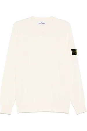 Stone Island Felpa con applicazione Compass